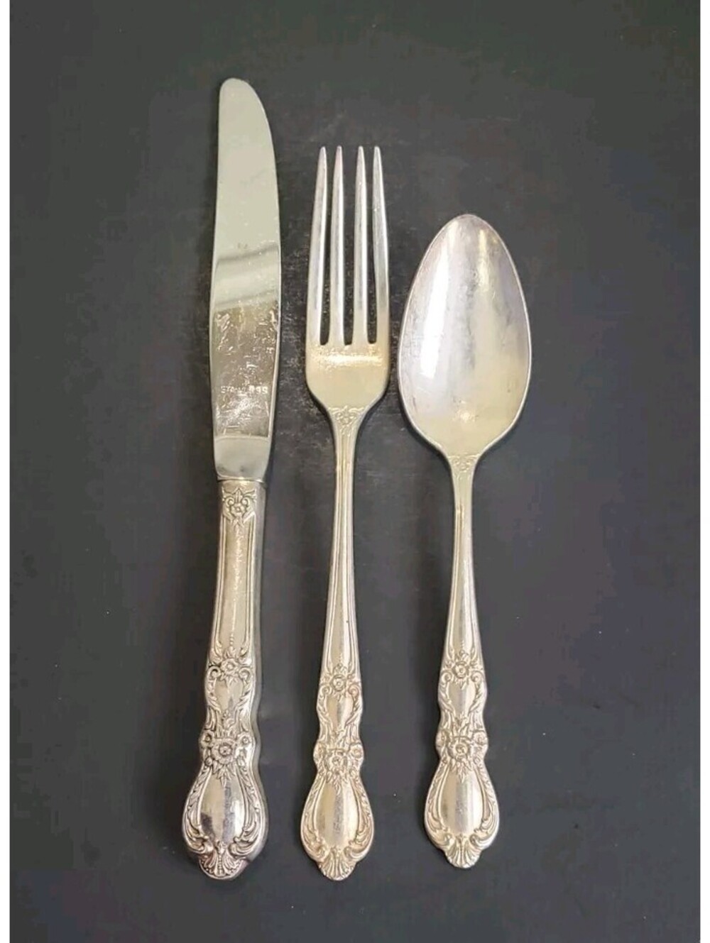 HERITAGE International Silverplate Rogers Bros 1847 1953 Flatware 3 piece set